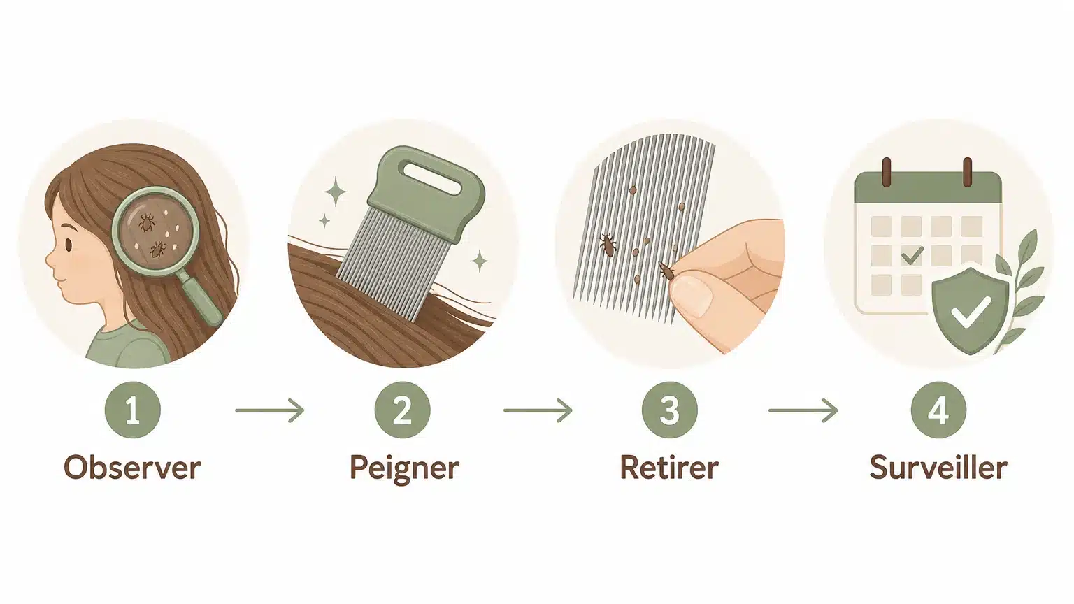 Checklist en quatre étapes pour contrôler les lentes